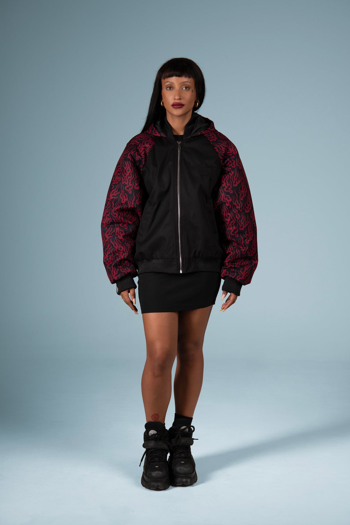 INKA BOMBER JACKET KASAI RED
