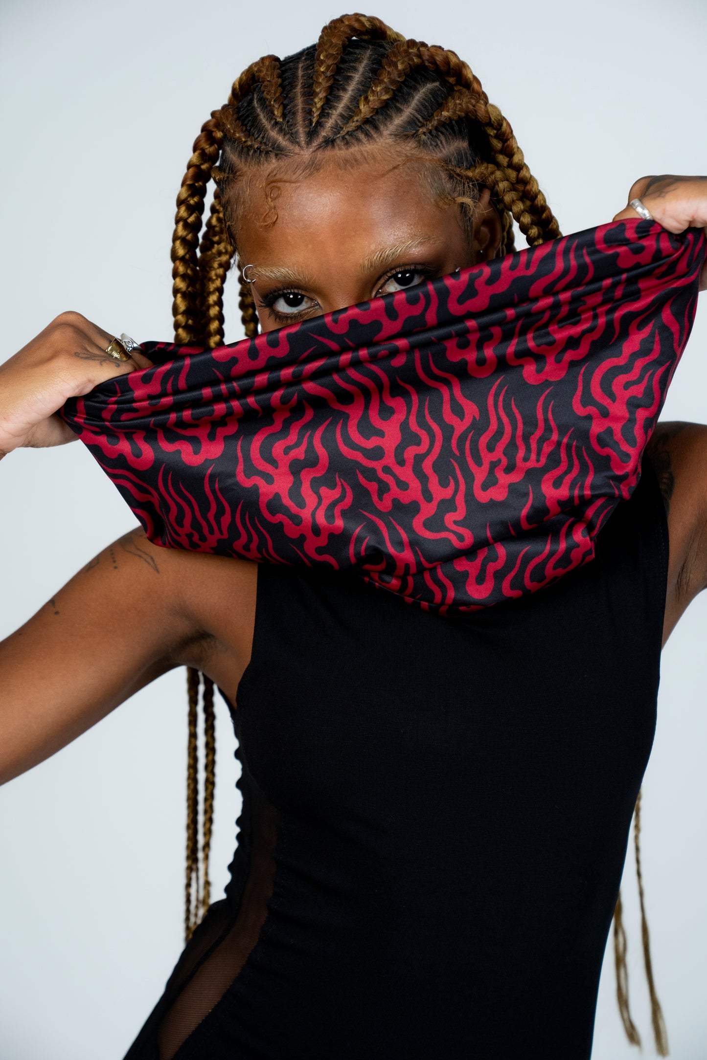 KALIN DRESS KASAI RED